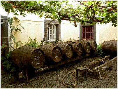 Madeiraviinin valmistustila Funchalissa